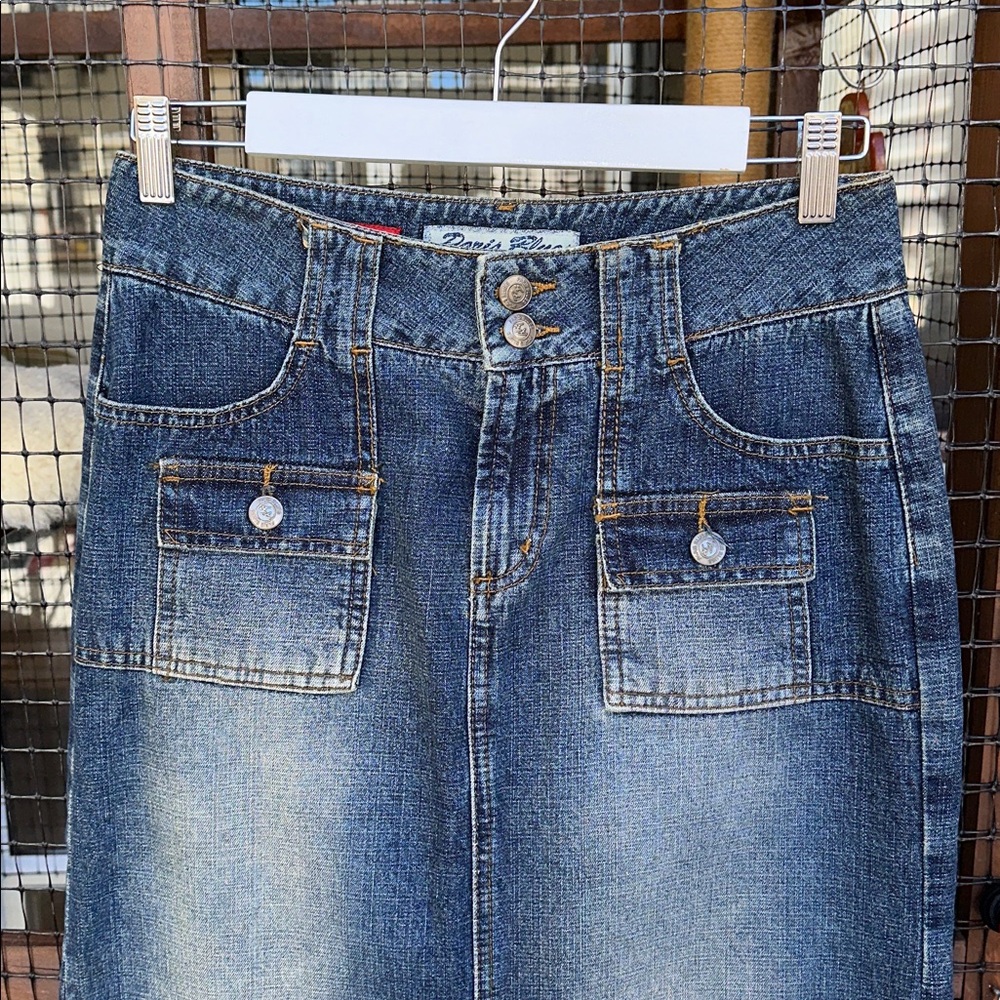 Vintage Paris Blues Soulmate Denim Skirt